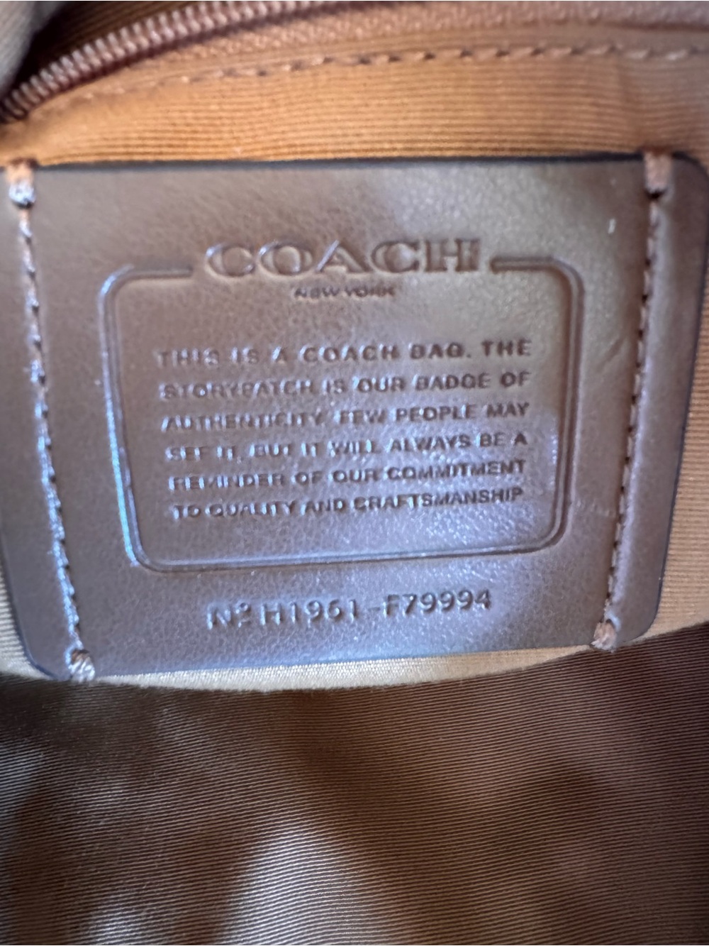 Coach White Marlon Hobo - Picture 5 of 9